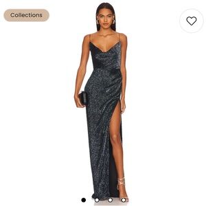 Katya Dress in Oil Black